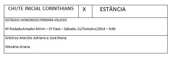 Arbitragem Mirim - 2014